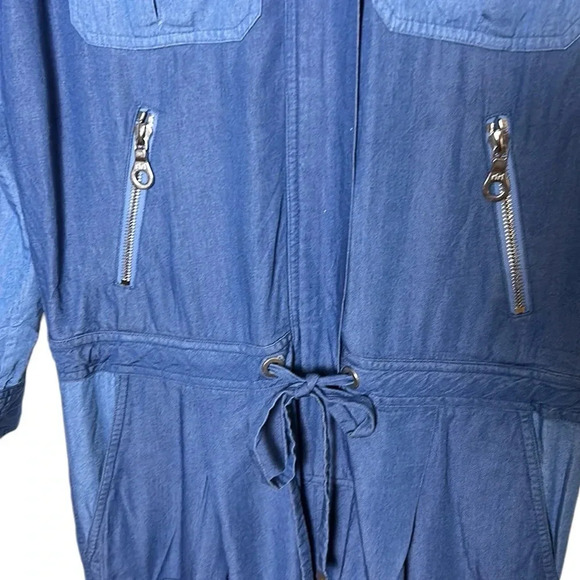 L.A.M.B. 🇨🇦 Gwen Stephanie Tencel jumpsuit ,eight pockets!designer,runaway,EC - Picture 7 of 14